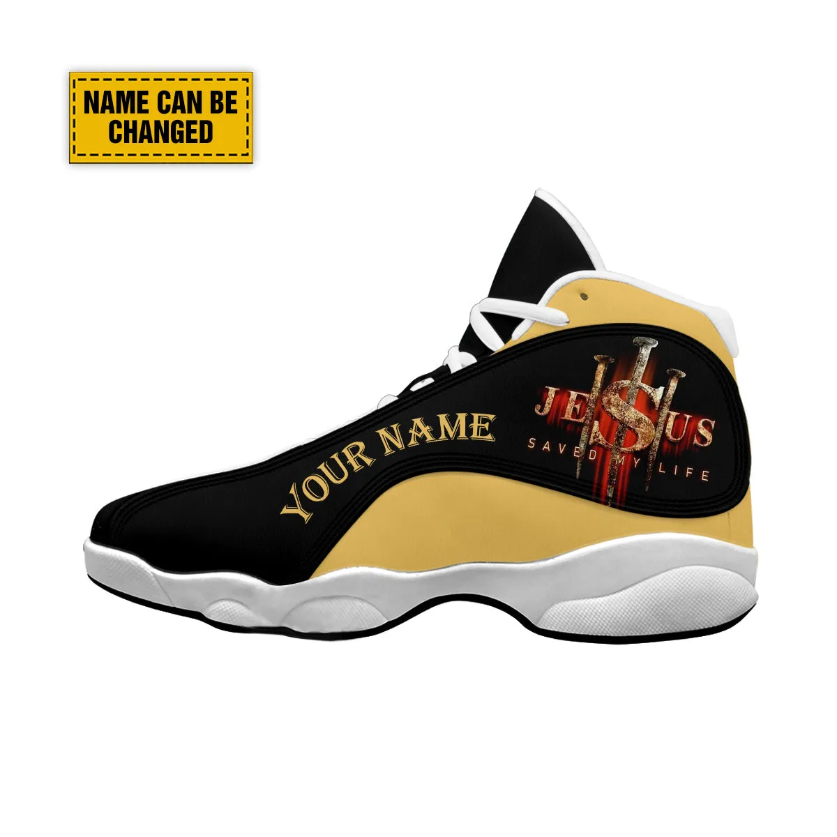 Teesdily | Personalized We Walk By Faith Basketball Shoes, Hands Praying God Shoes, Christian Footwear Unisex Basketball Shoes