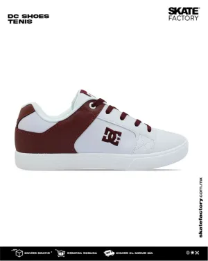 TENIS DC SHOES METHOD SKATE CABALLERO BLANCO CAFE ( WOX)