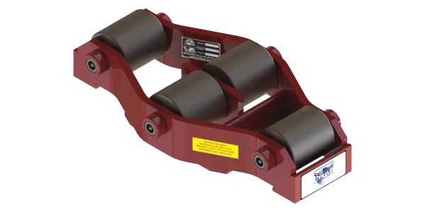 Tilt Type Rigid Utility Skate HUM-HD-20 | 10 Ton Capacity - Steel Rollers