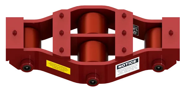 Tilt Type Rigid Utility Skate HUM-HD-20-P | 10 Ton Capacity - Polyurethane Rollers