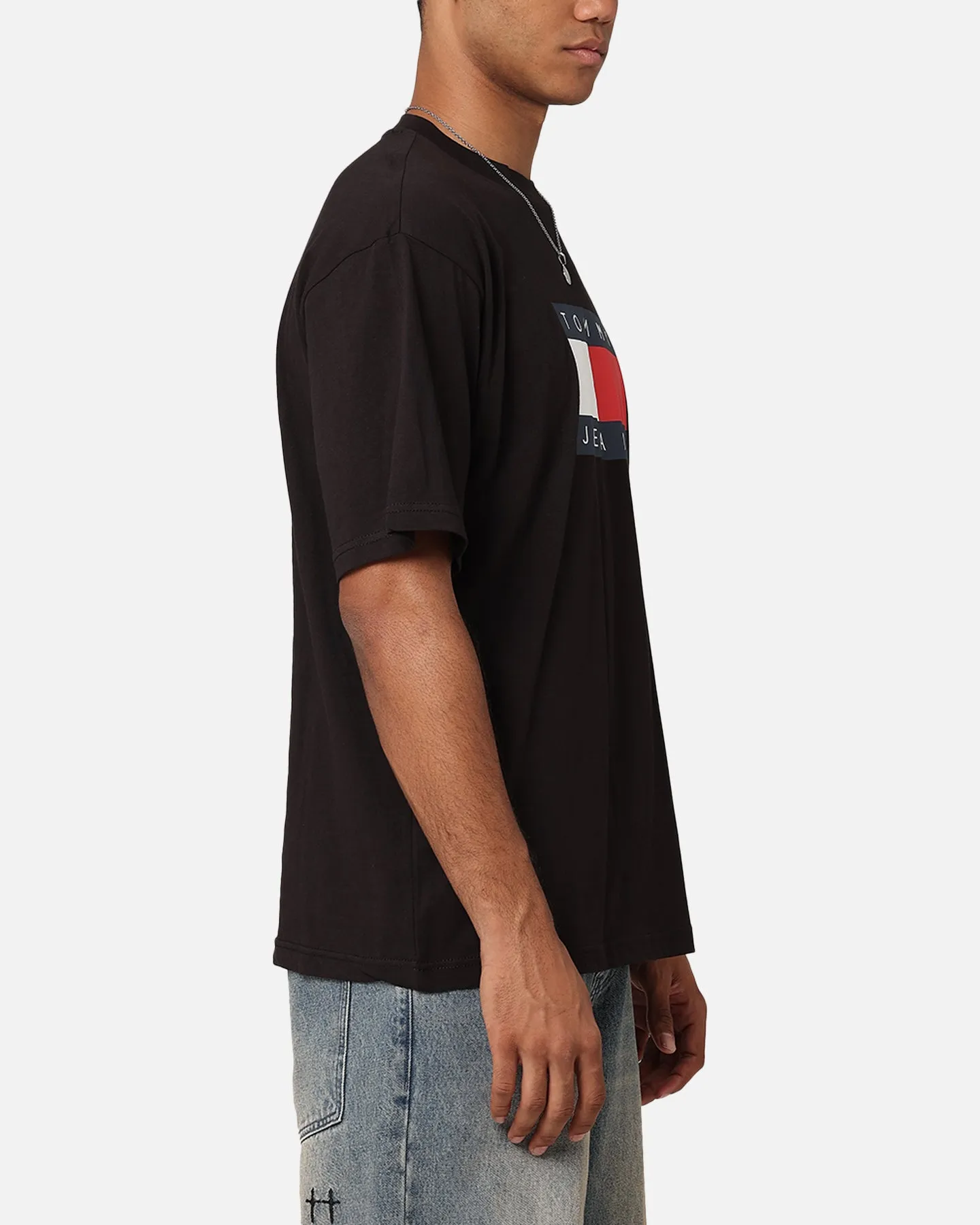 Tommy Jeans TJM Skate Flag T-Shirt Black