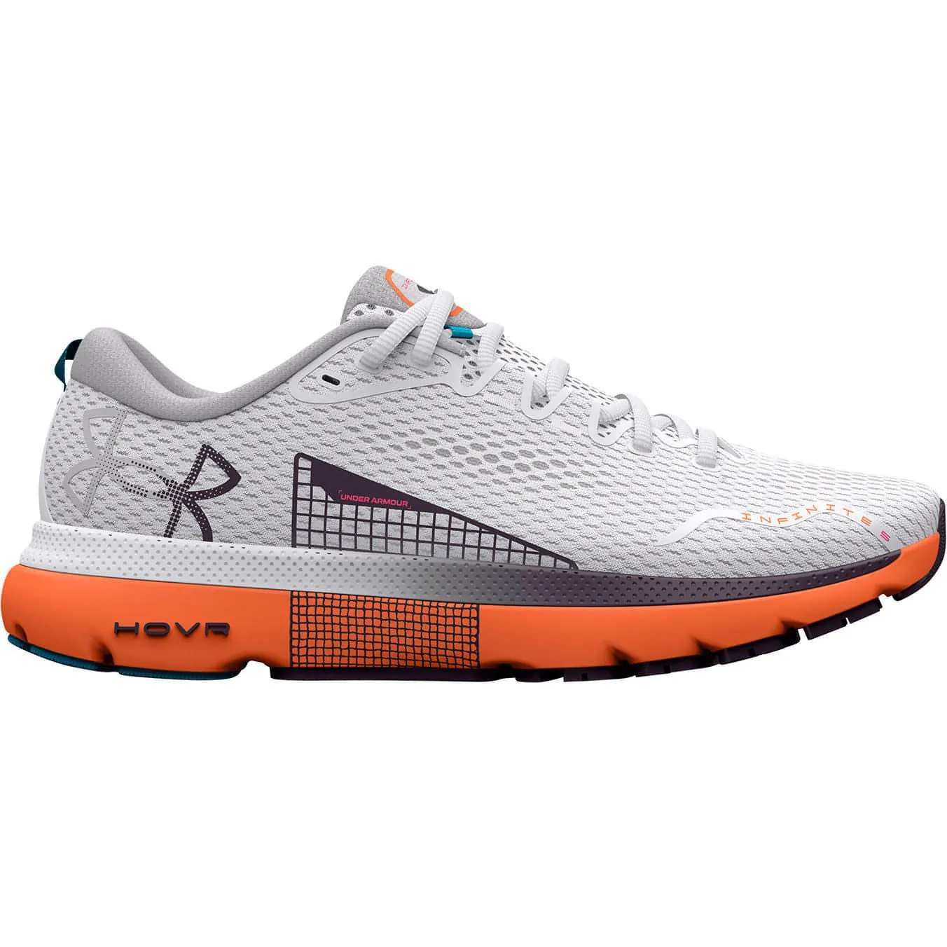 Under Armour HOVR Infinite 5 Mens Running Shoes - White