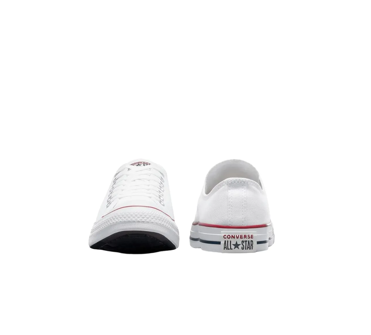 Unisex Converse Chuck Taylor All Star Classic Low Top Optical White Canvas Shoes