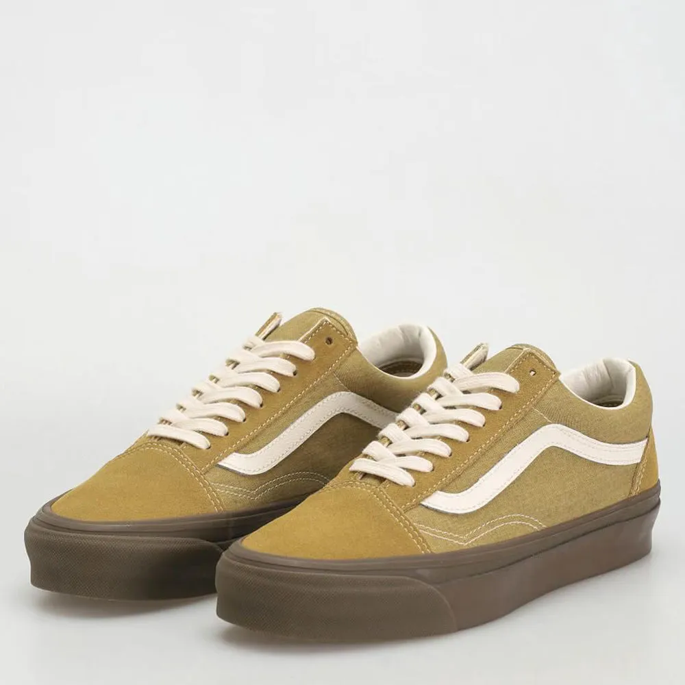 Vans Old Skool Salt Wash Trainers - Dirty Yellow