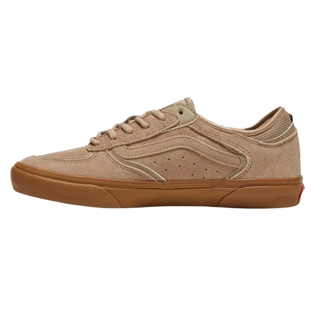 Vans Rowley Skate Shoes - Suede Tan/Gum