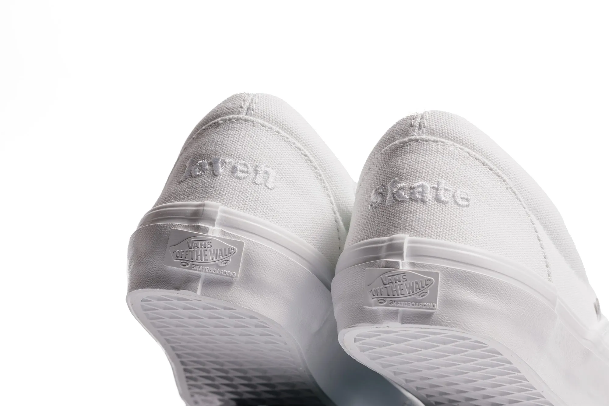 Vans x Lovenskate Skate Slip-On Shoes - White/White