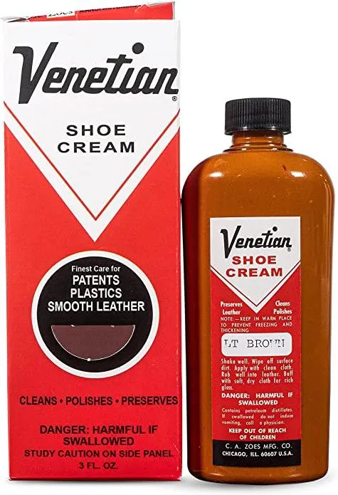 Venetian Shoe Cream 3oz (All Colors)