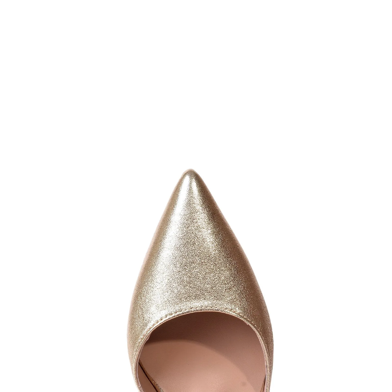 Viki Metallic Gold Leather Shoes