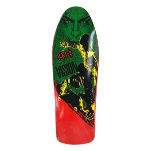 Vision 9.75" x 30-7/8" Kele Rosecran Red Stain Skateboard Deck