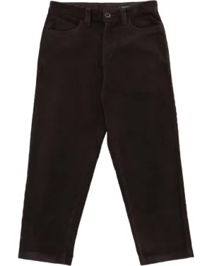 Volcom Modown Relaxed Tapered Pant - Dark Brown