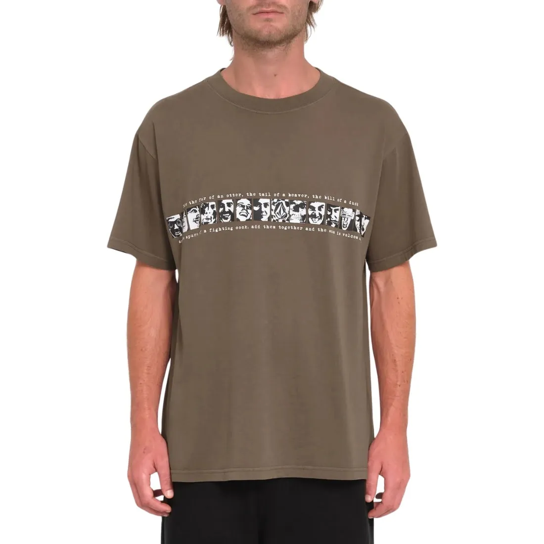 Volcom Skate Vitals Remy T-Shirt - Dark Earth