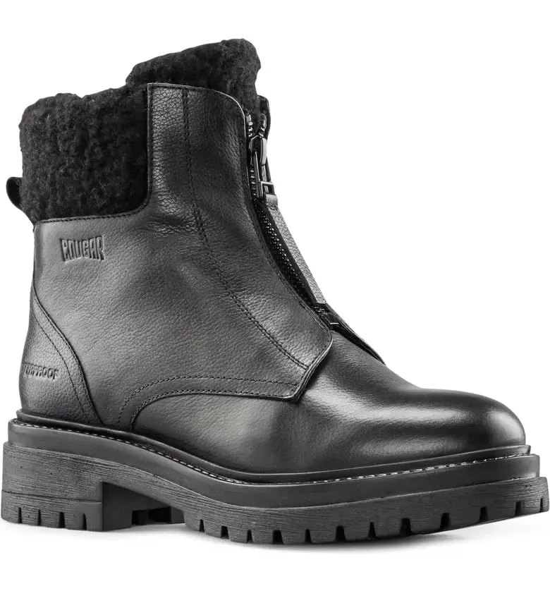 Vow Zip Front Waterproof Winter Boots | Black