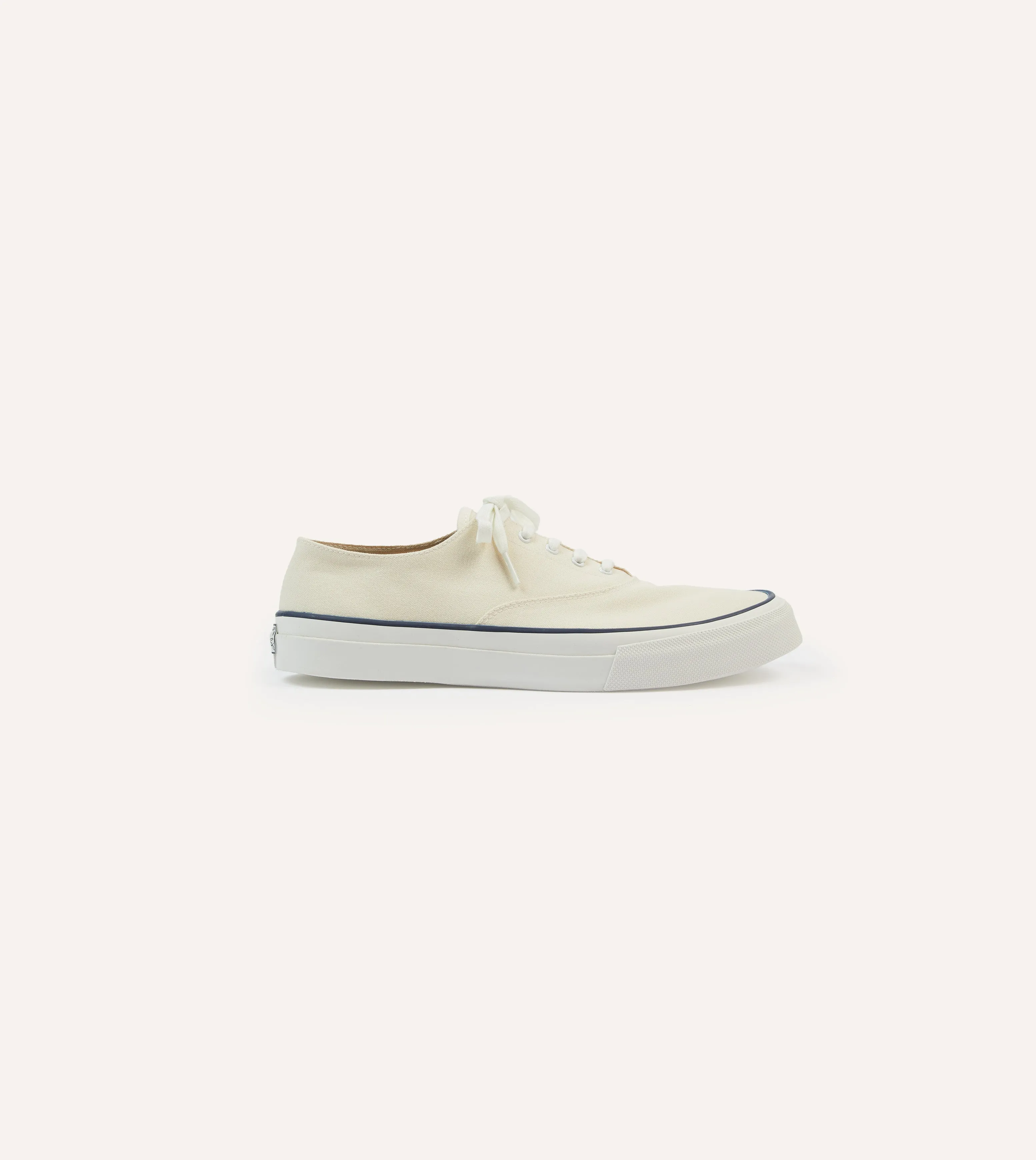 Wakouwa by Anatomica Ecru Cotton Canvas Oxford Trainers