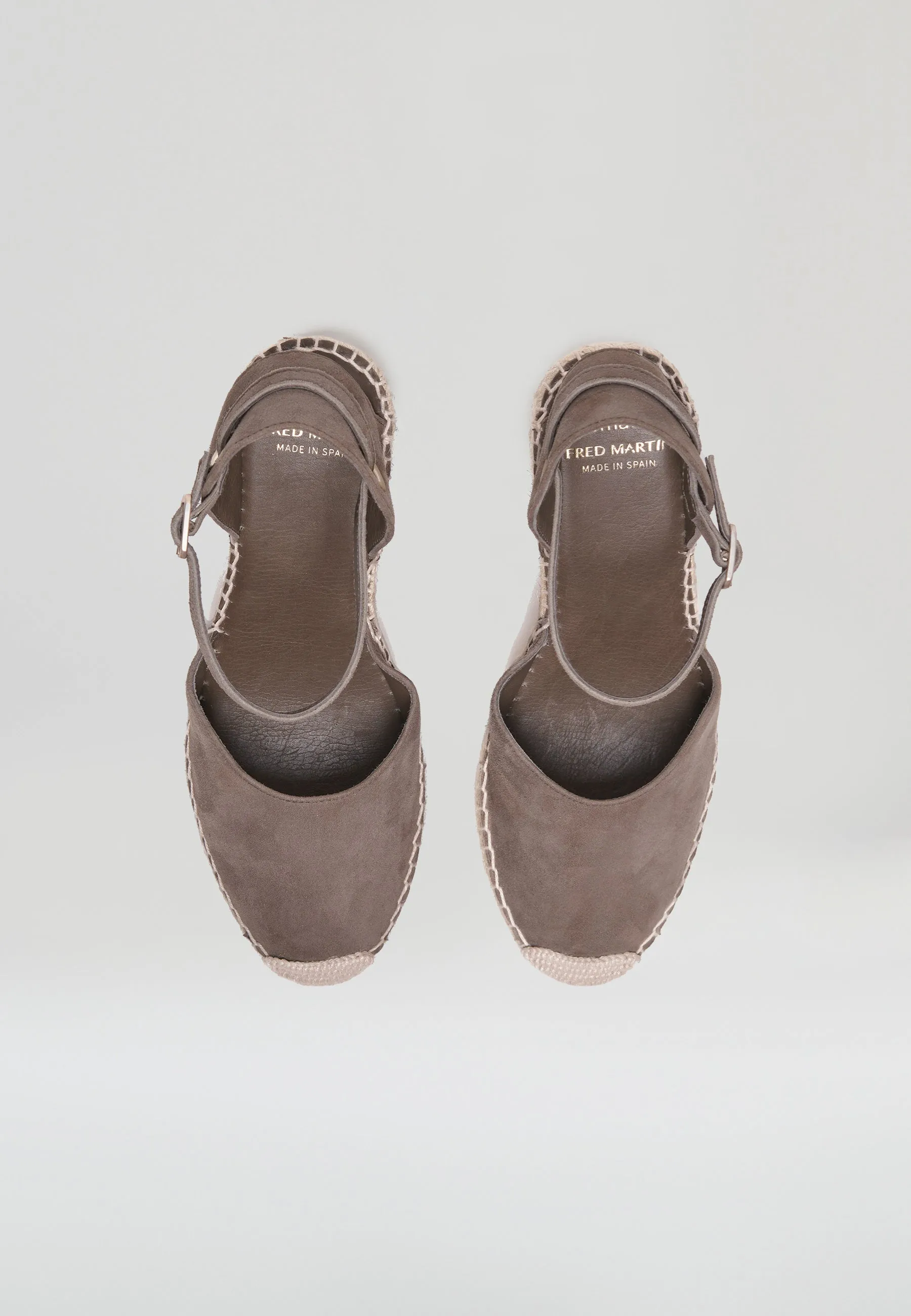 Wedges - Taupe Suede