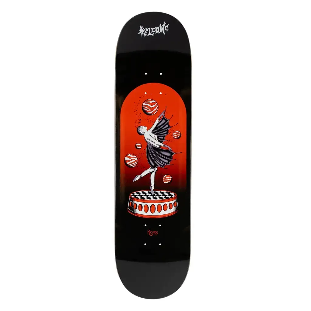 Welcome Ryan Reyes Dancer on Popsicle Skateboard Deck Black