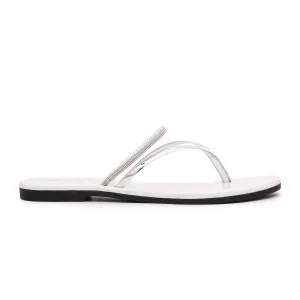 White Casual Chappal CL1680