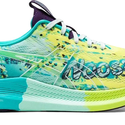 Women's Asics  Gel-Noosa Tri 14 Running Shoes in Safety Yellow/Soothing Sea