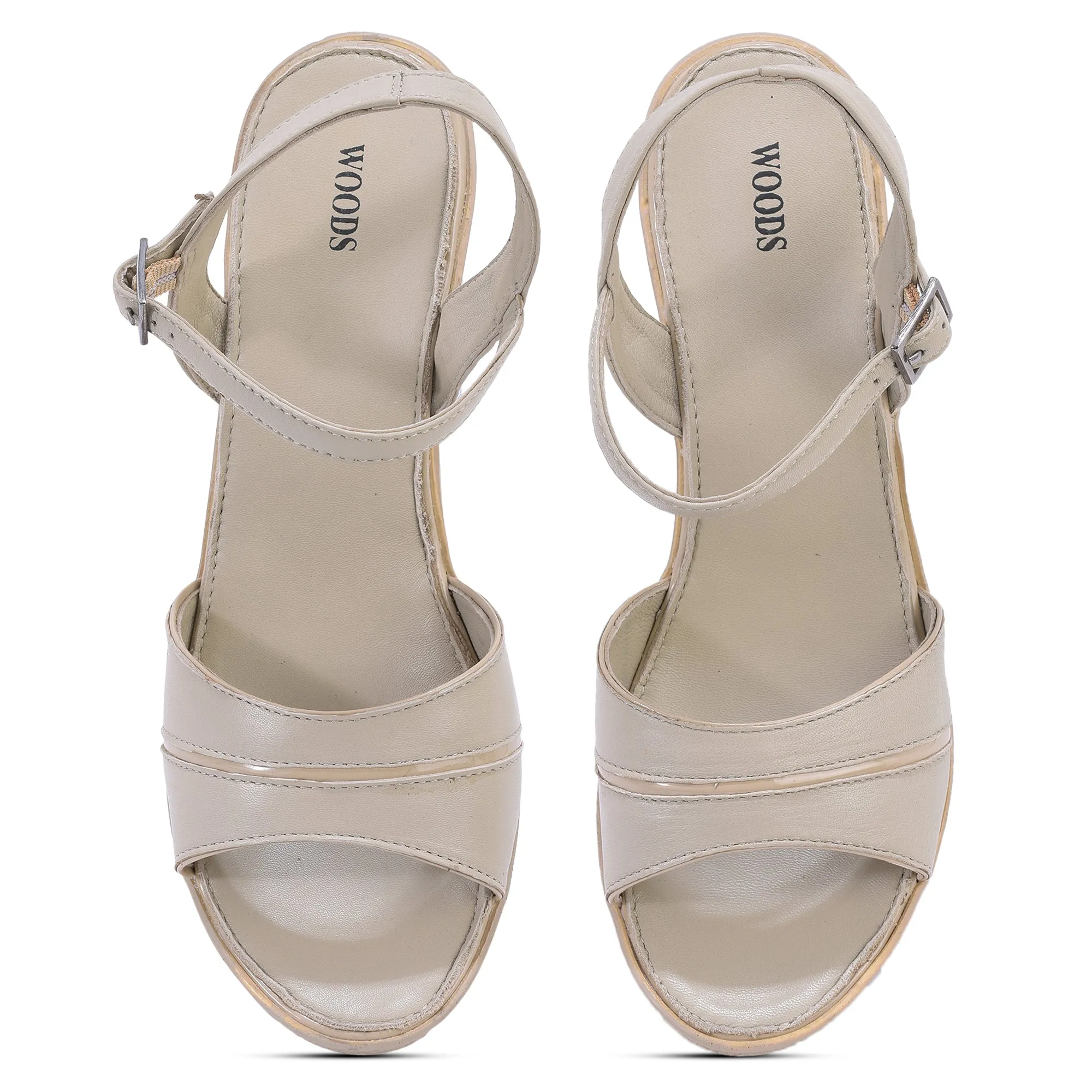 Women’s Block Heel Summer Trendy Sandals #1460 (Beige)