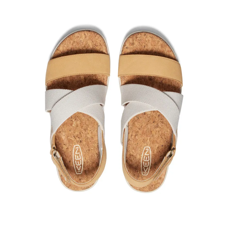 Women's Elle Criss Cross Sandal  |  Birch/Curry