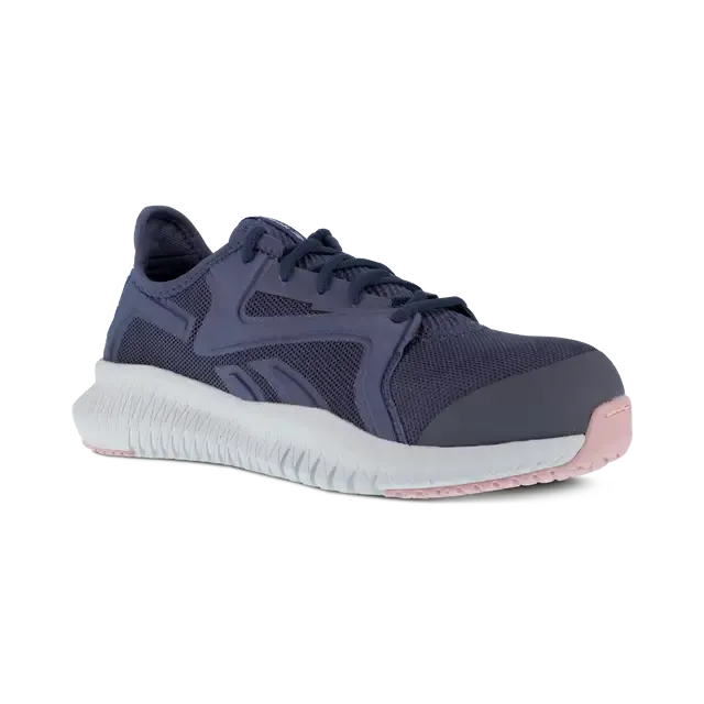 Women's Flexagon 3.0 Composite-Toe Athletic Work Shoe Blue/Pink