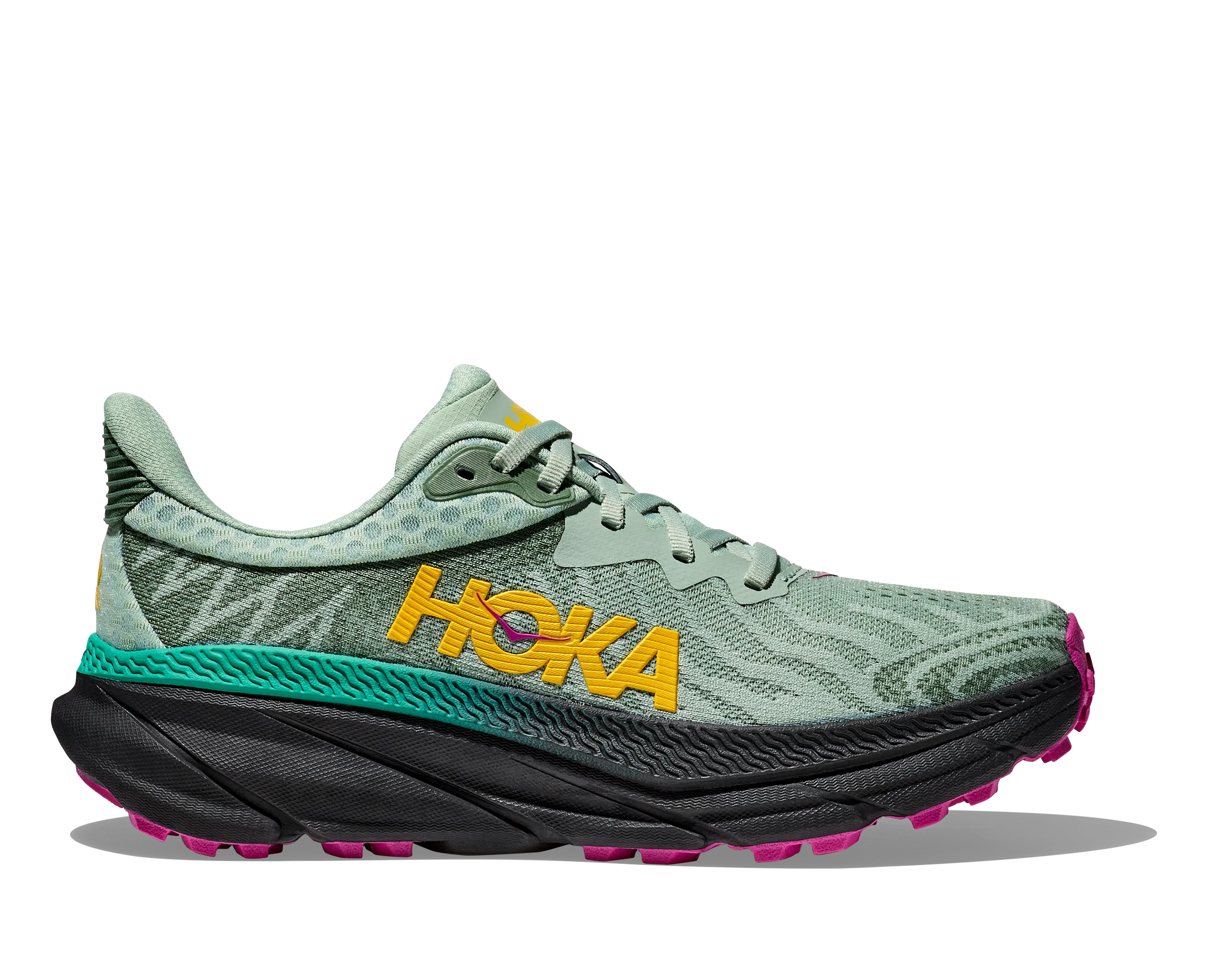 Women's Hoka Challenger 7 Color: Aloe Vera/ Black