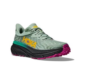 Women's Hoka Challenger 7 Color: Aloe Vera/ Black