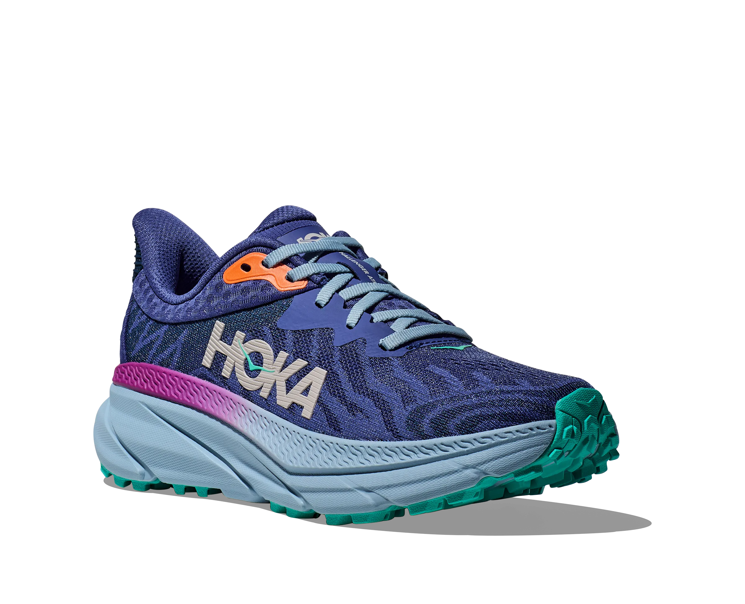 Women's Hoka Challenger 7 Color: Evening Sky / Drizzle