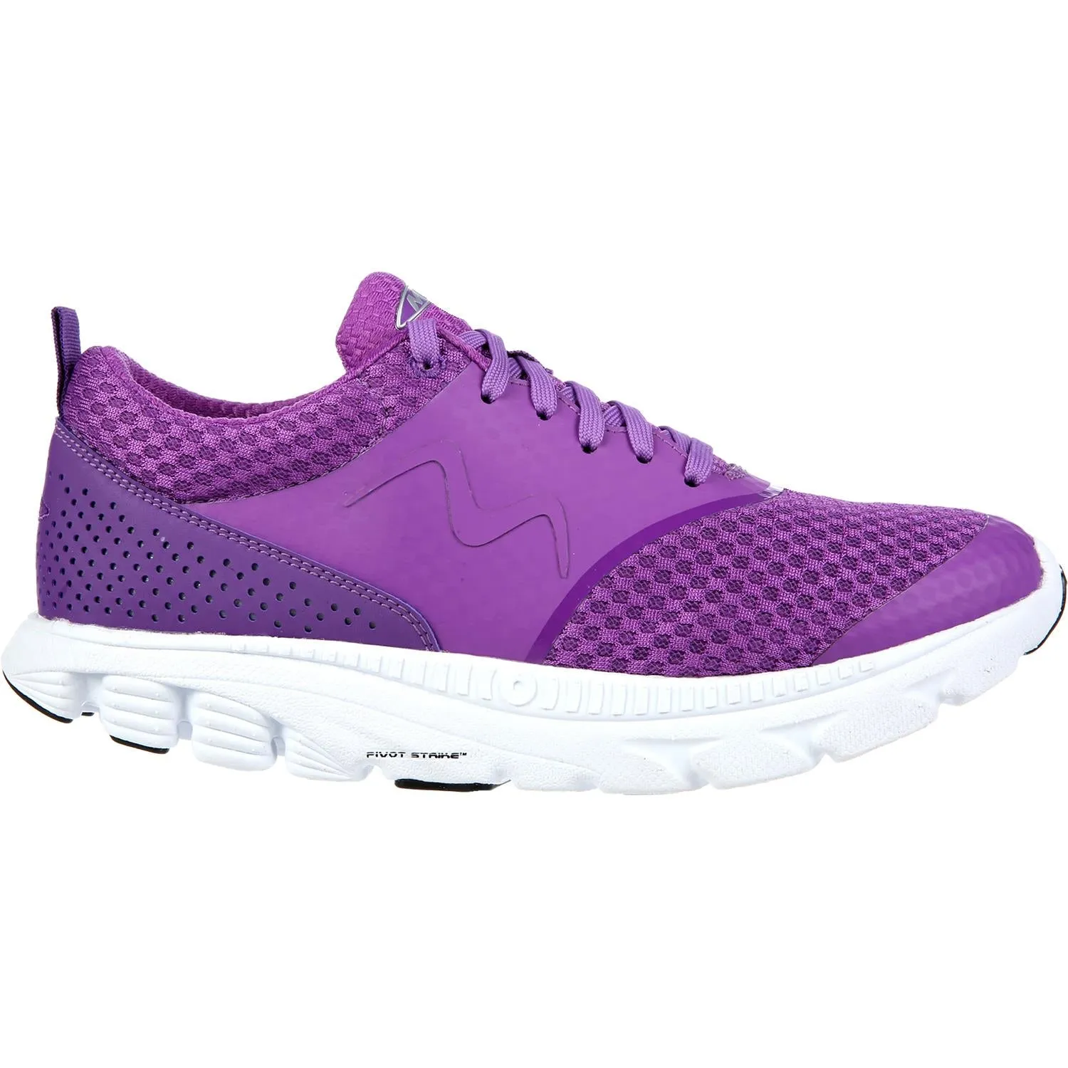 Women's MBT Speed 17 Lace Up Running Shoe Purple Mesh