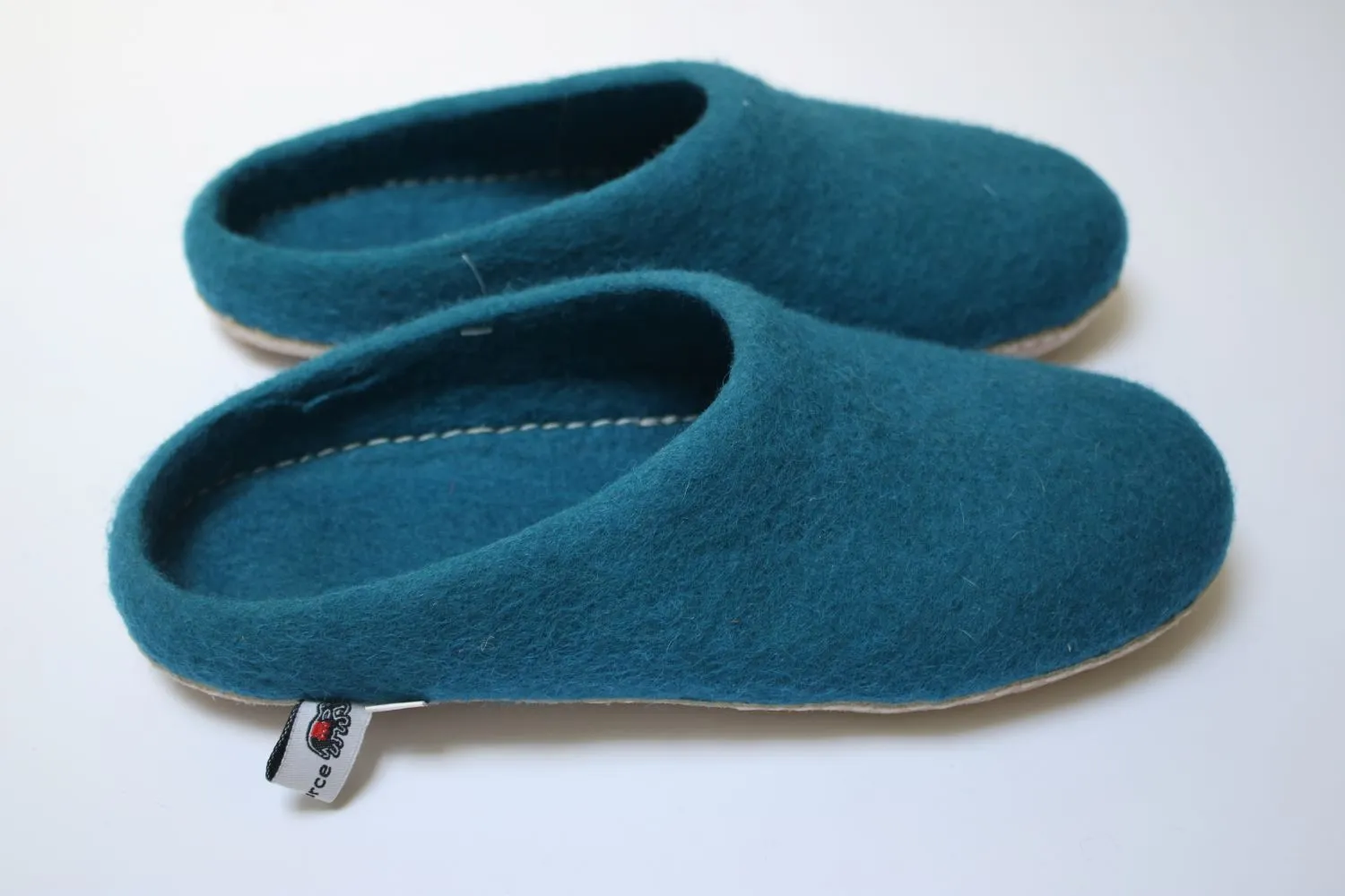 Wool felt slippers