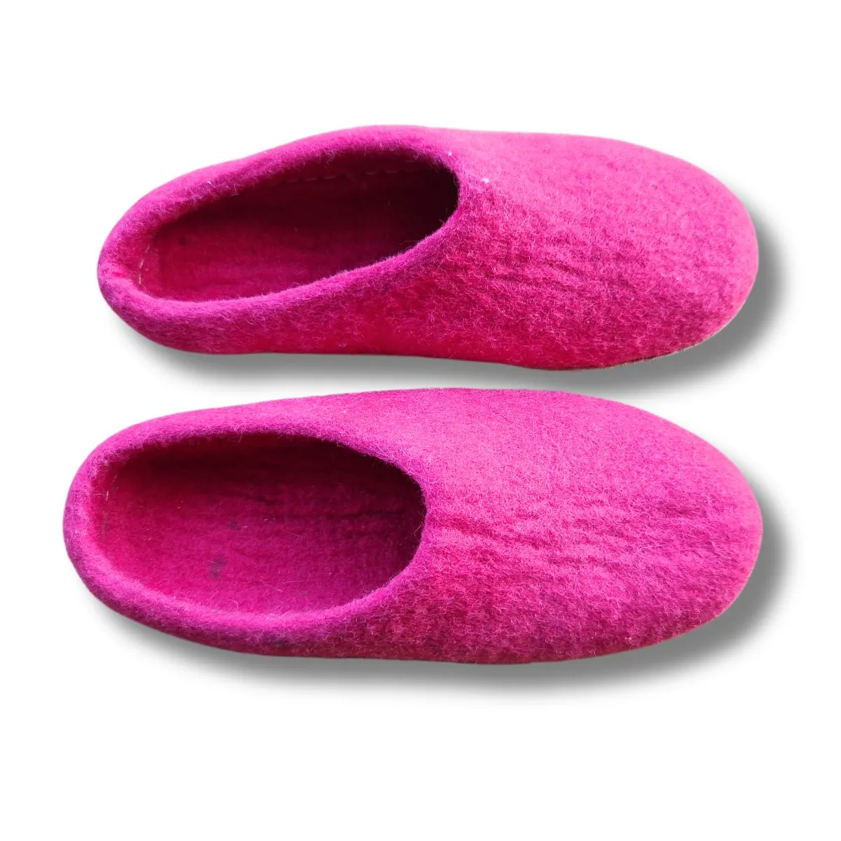 Wool felt slippers