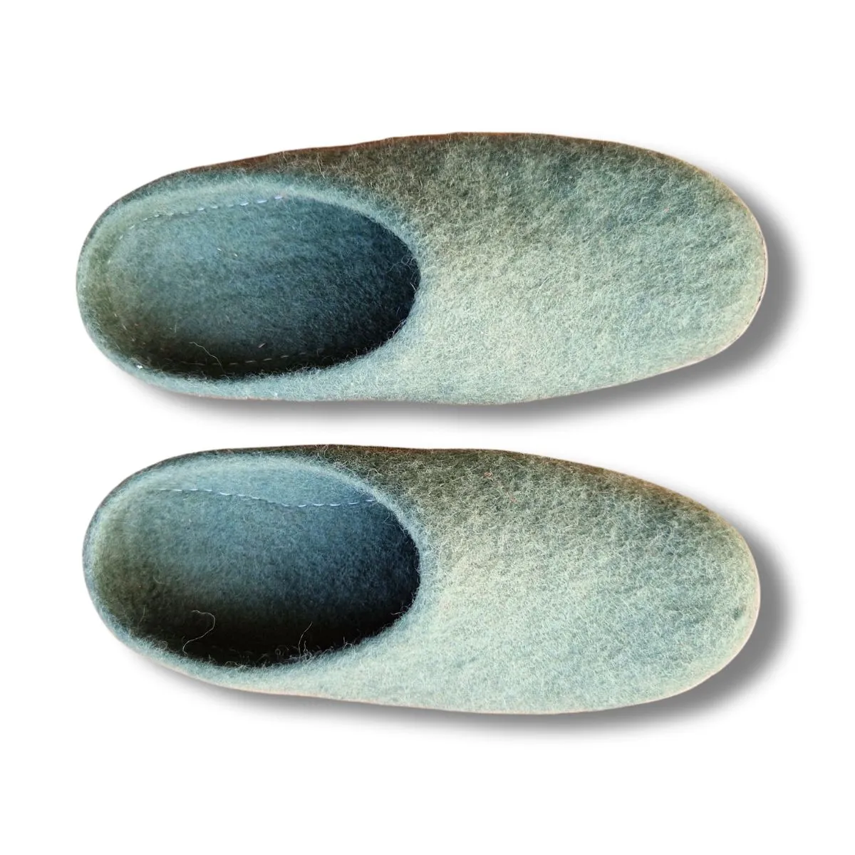 Wool felt slippers