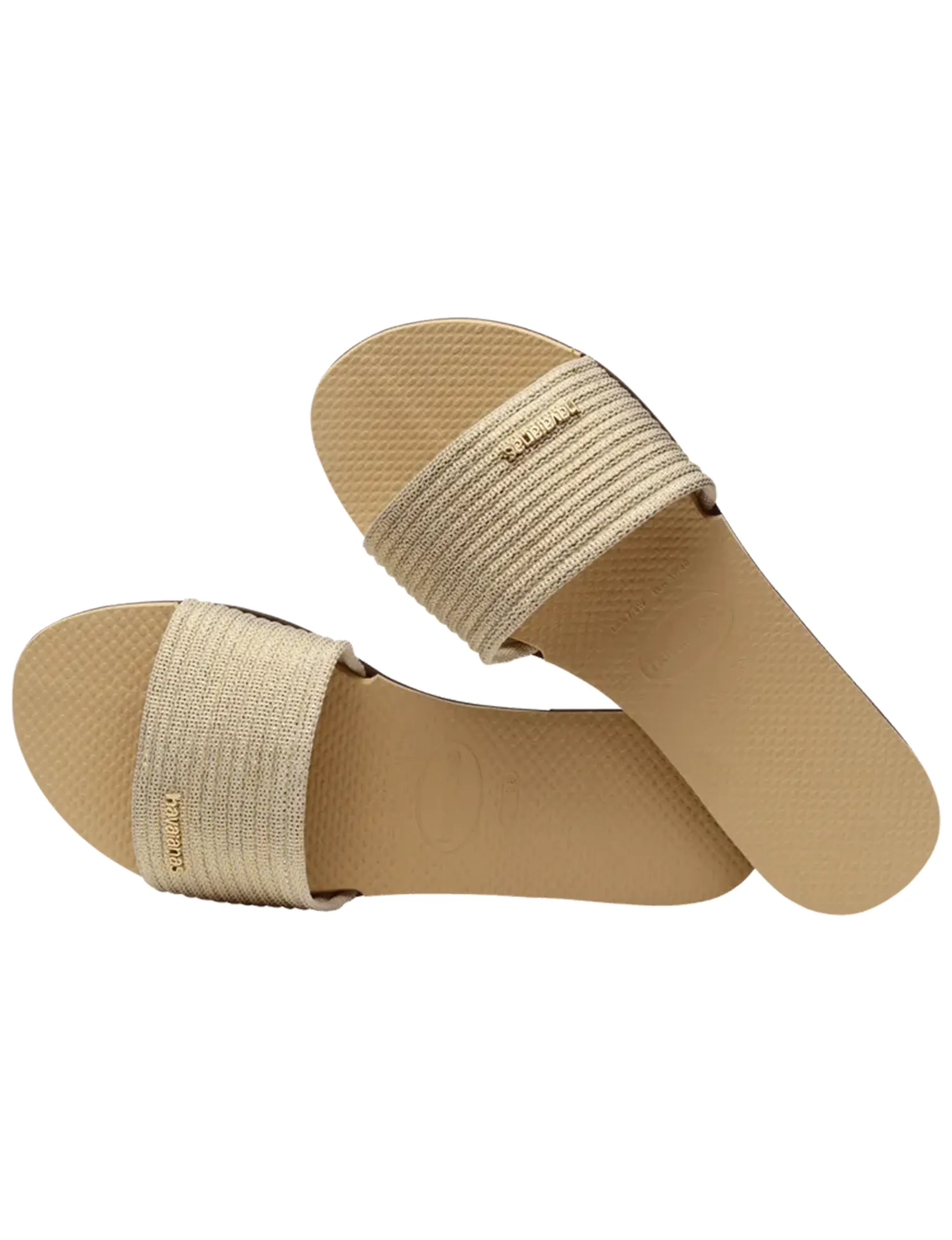 You Malta Sandal, Golden Metallic