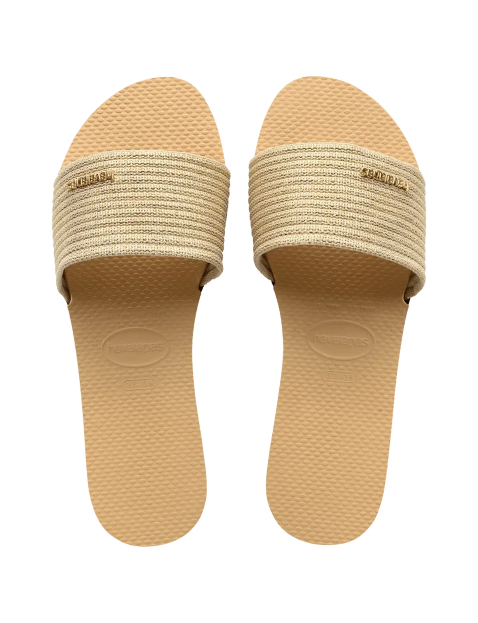 You Malta Sandal, Golden Metallic